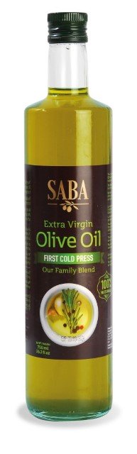 Saba olijfolie extra Virgin - 750 ml.