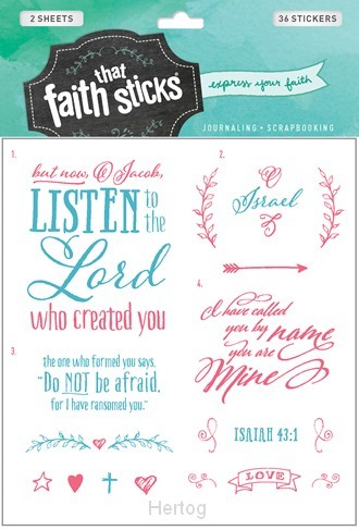 Stickers Jesaja 43:1