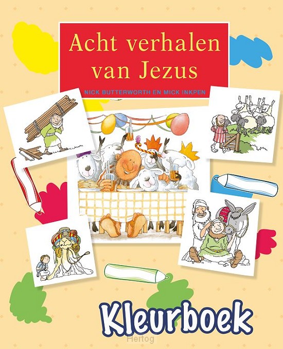 Acht verhalen van Jezus - kleurboek