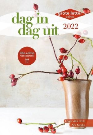 Dag in dag uit - dagboek 2022 met grote letter