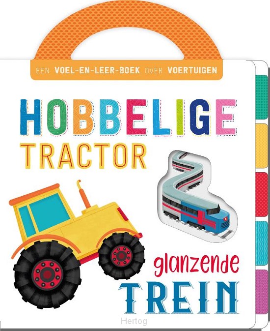 Hobbelige tractor - glanzende trein
