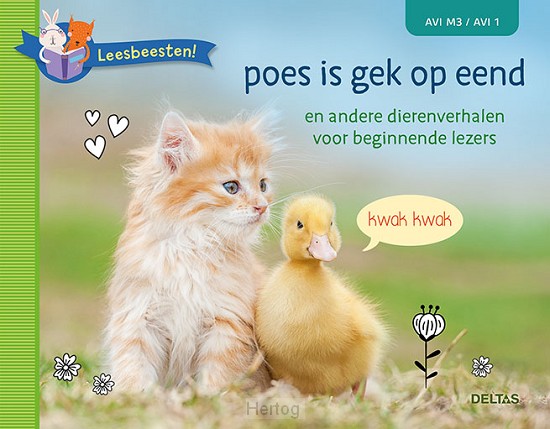 Poes is gek op eend