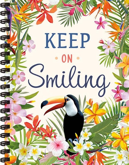 Keep on smiling - spiraalboek
