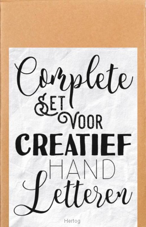 Complete set voor creatief handletteren