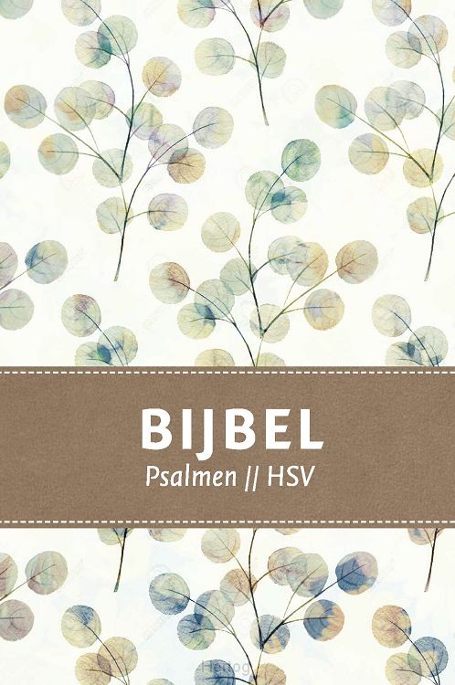 Bijbel Psalmen hardcover print met witsnee - met koker