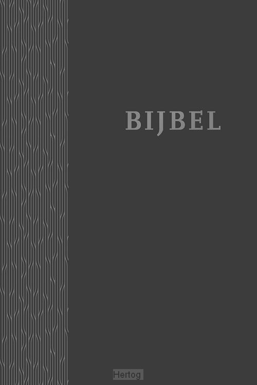 Bijbel HSV - hardcover antraciet witsnee