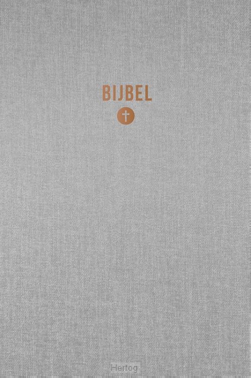 Bijbel - linnen grijs