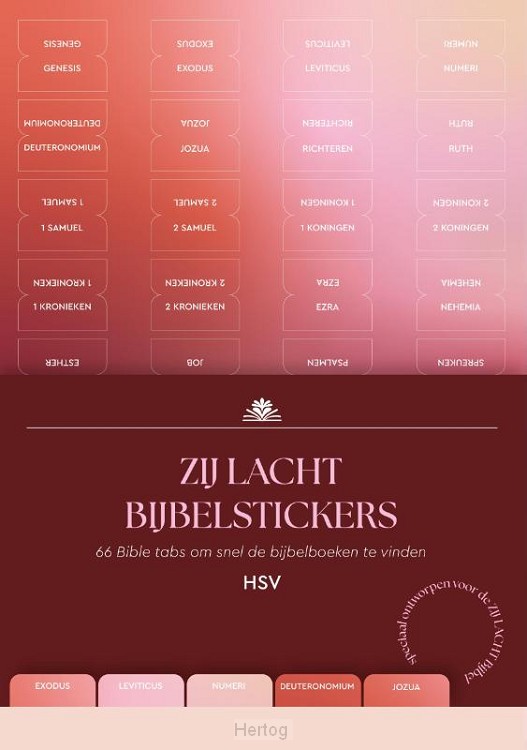 Zij Lacht Bijbelstickers - 66 stickers HSV