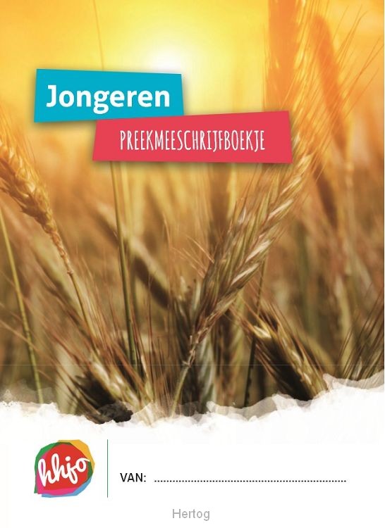 Jongeren preekmeeschrijfboekje