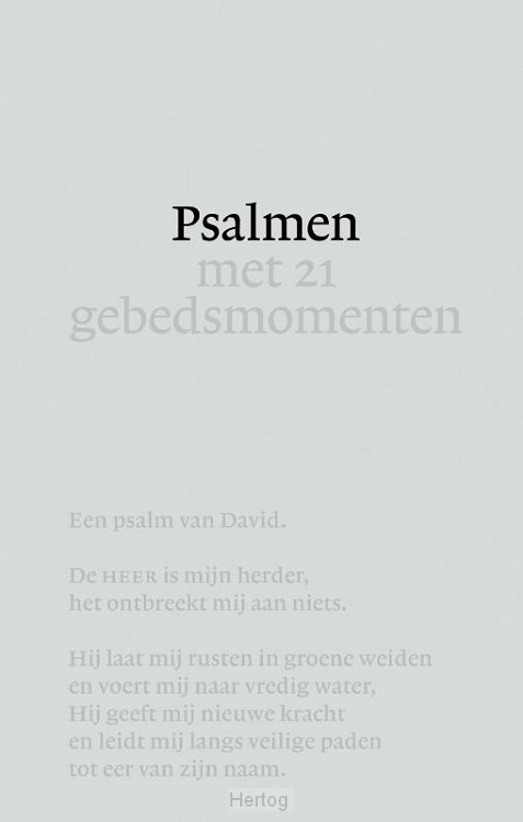 Psalmen - met 21 gebedsmomenten