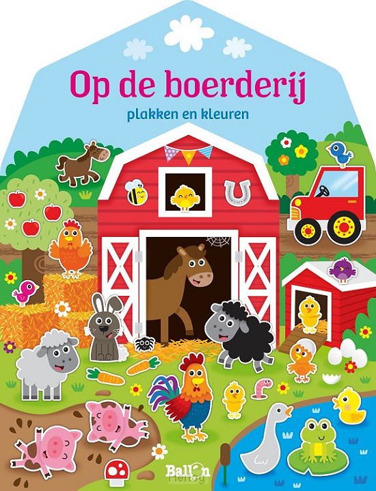 Op de boerderij - plakken en kleuren