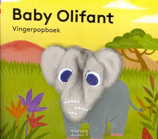 Baby Olifant - vingerpopboek