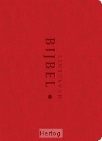 Naardense Bijbel - vivella rood foedraal