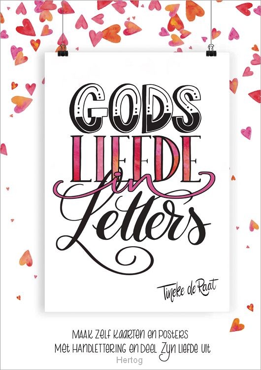 Gods liefde in letters