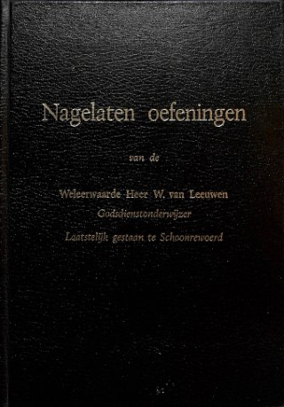 Nagelaten oefeningen