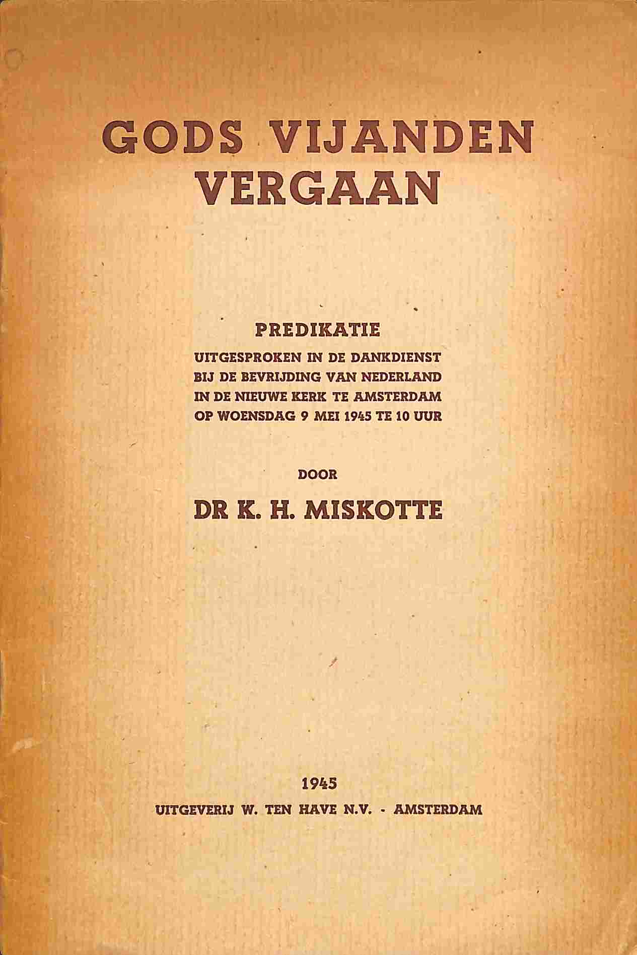 Gods vijanden vergaan