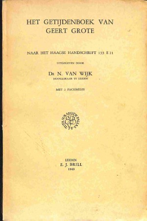 Het getijdenboek van Geert Grote