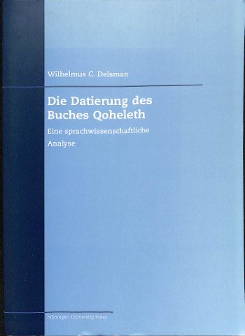 Die Datierung des Buches Qoheleth