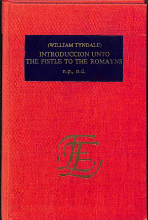 Introduccion unto the pistle to the Romayns (no date, REPRINT)