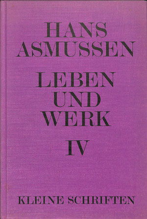 Kleine Schriften (2e hands)