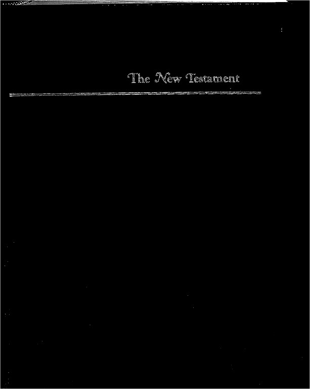 The New Testament