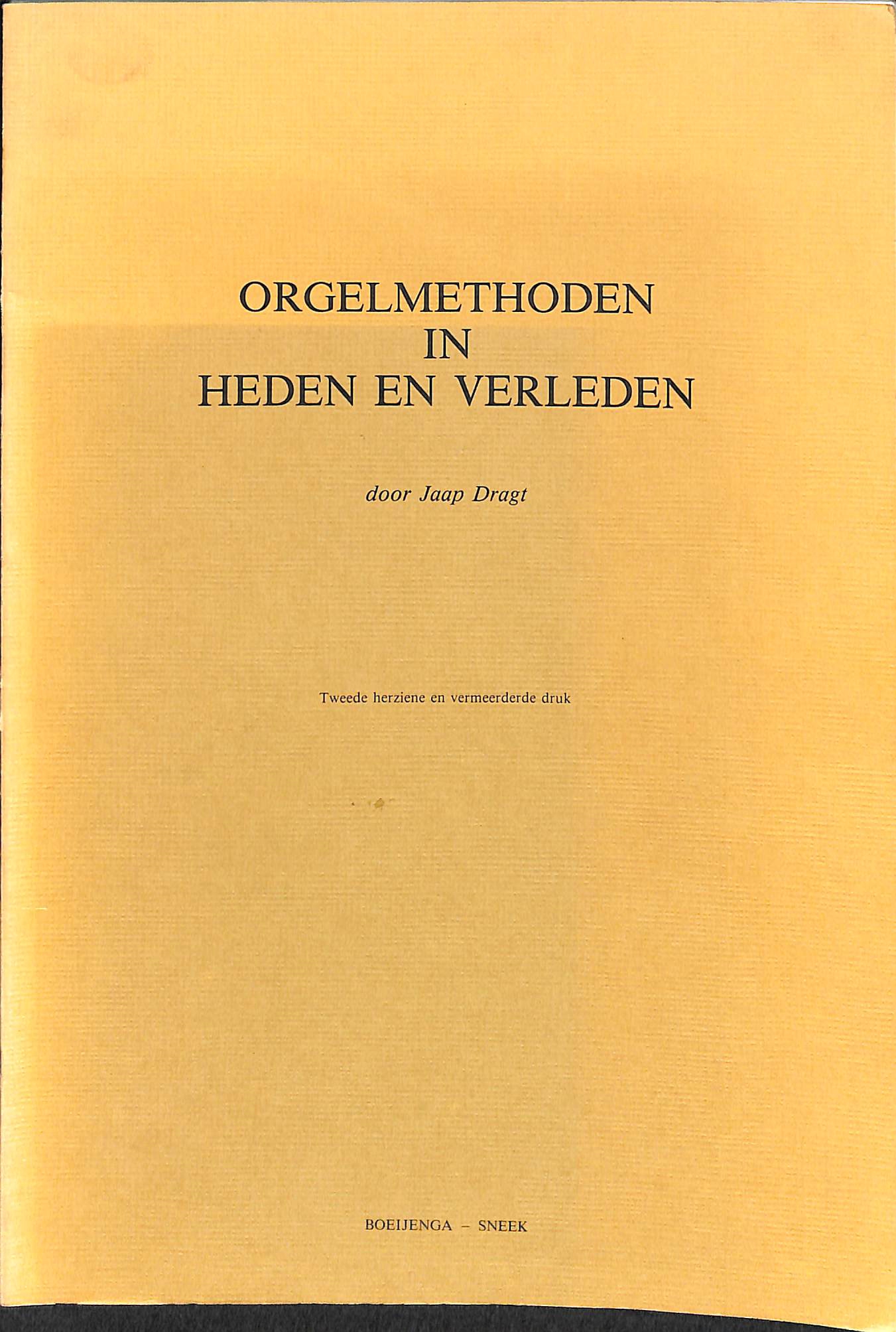 Orgelmethoden in heden en verleden