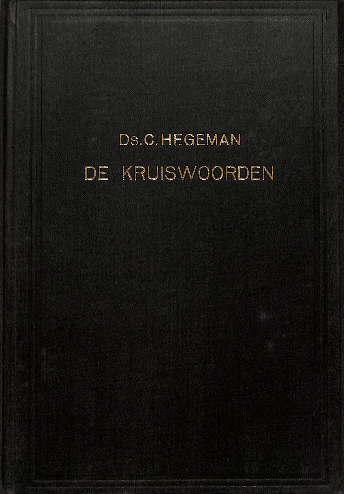 De kruiswoorden