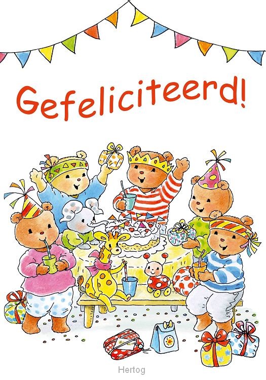 Bobbi gefeliciteerd - kaart