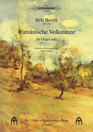 Rumänische Volkstanze für Orgel solo - Notenschrift