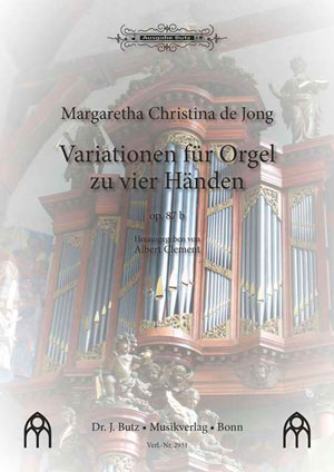 Variationen für Orgel zu vier Händen, op. 87b - Notenschrift