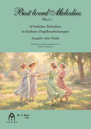 10 beliebte Melodien in leichten Orgelbearbeitungen - Ausgabe ohne Pedal - Notenschrift