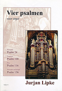 Vier psalmen voor orgel - Notenschrift