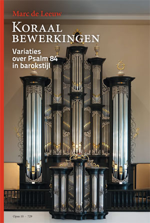 Variaties over Psalm 84 in barokstijl - Notenschrift