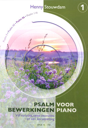 Psalmbewerkingen (1) voor piano - Notenschrift