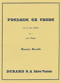 Prelude et Fugue d'Alain Op. 7