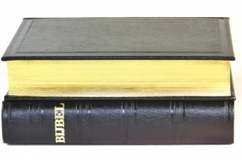 Bijbel 17x25,5 cm.goudsnee