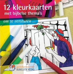 12 kleurkaarten met bijbelse thema's - deel 1