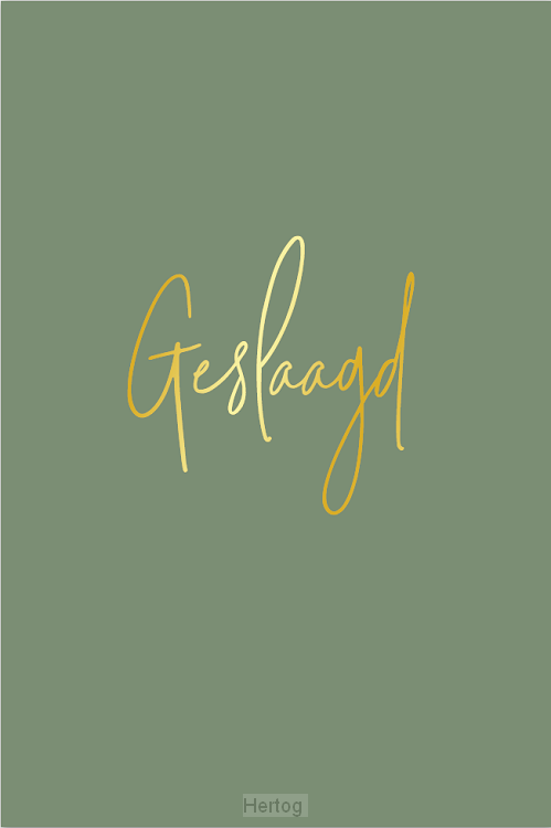 Geslaagd
