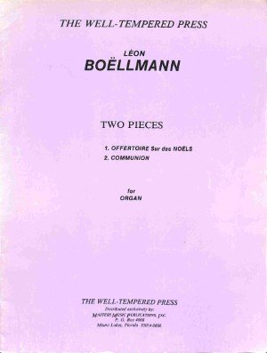 Two pieces: offertoire sur des noels, communion - Tweedehands notenschrift