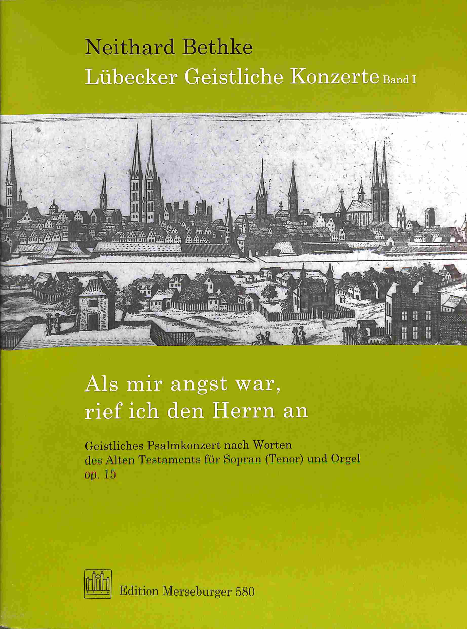 Als mir angst war, rief ich den Herrn an - Tweedehands notenschrift