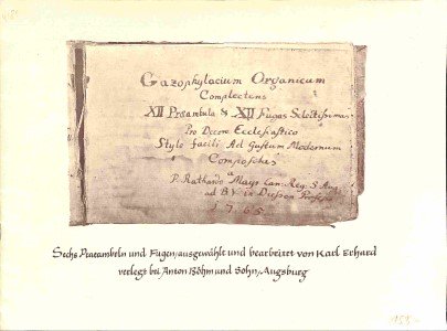 Sechs Praeambeln und Fugen - Tweedehands notenschrift