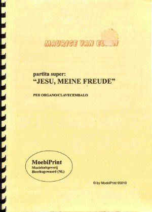 Partita super: Jesu, meine Freude - Tweedehands notenschrift 