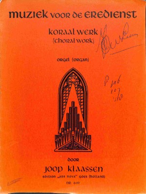 Muziek voor de eredienst: koraalwerk - Tweedehands notenschrift