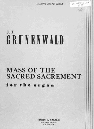 Mass of the sacred sacrement - Tweedehands notenschrift