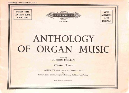 Anthology of organ music - deel 3 - Tweedehands notenschrift