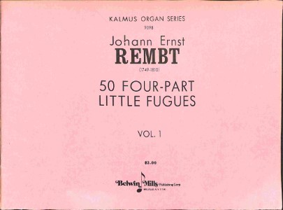 50 four-part little fugues - deel 1 - Tweedehands notenschrift