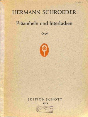 Präambeln und Interludien - Tweedehands notenschrift 