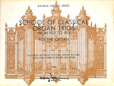 School of classical organ trios - Tweedehands notenschrift