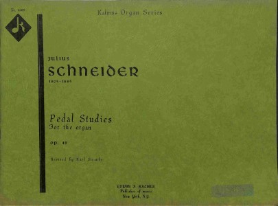 Pedal studies for the organ - Tweedehands notenschrift