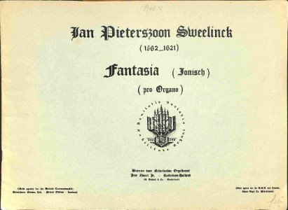 Fantasia (ionisch) - Tweedehands notenschrift